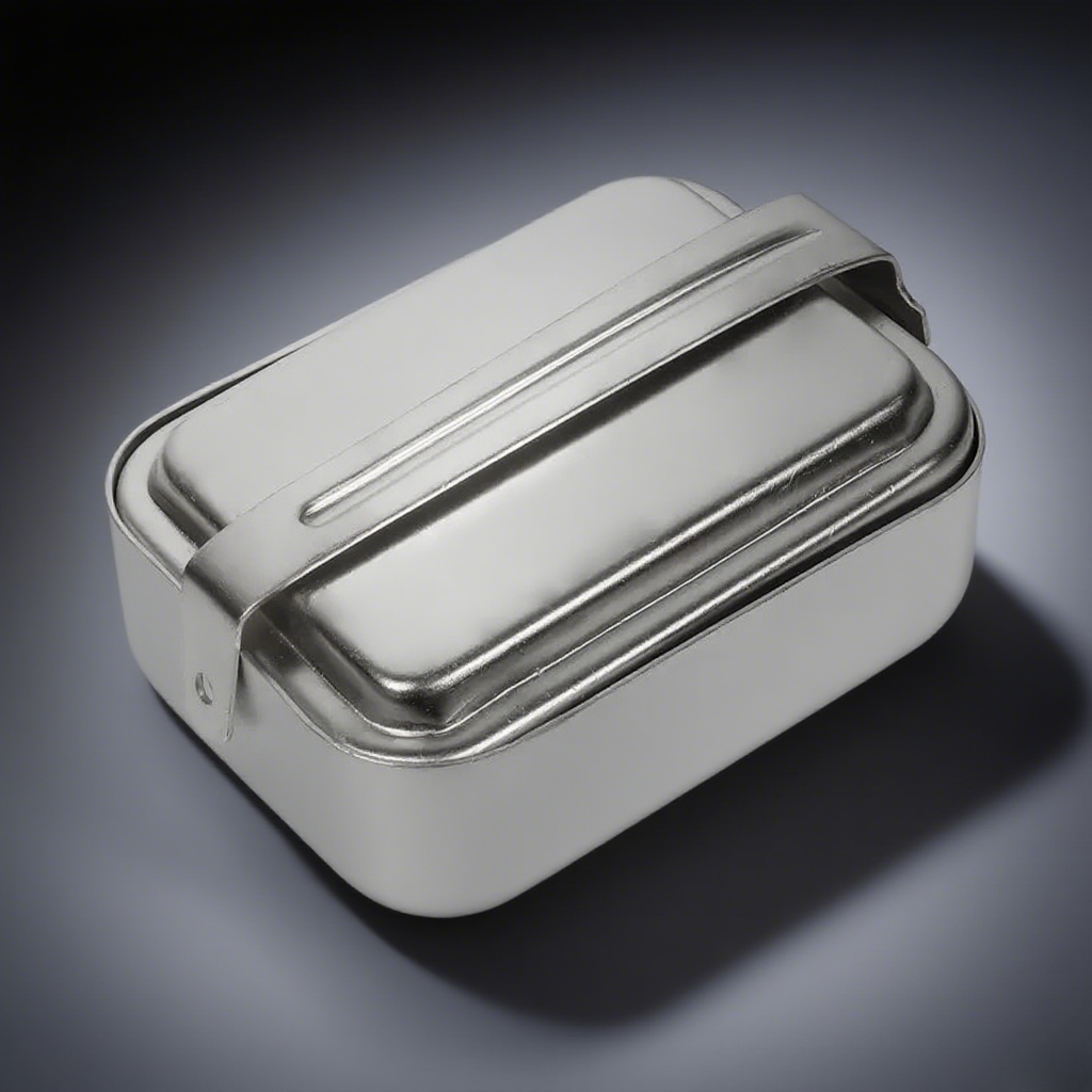 Camping Cooking Kit Box - Outdoor Aluminum Camping Cookware Set with