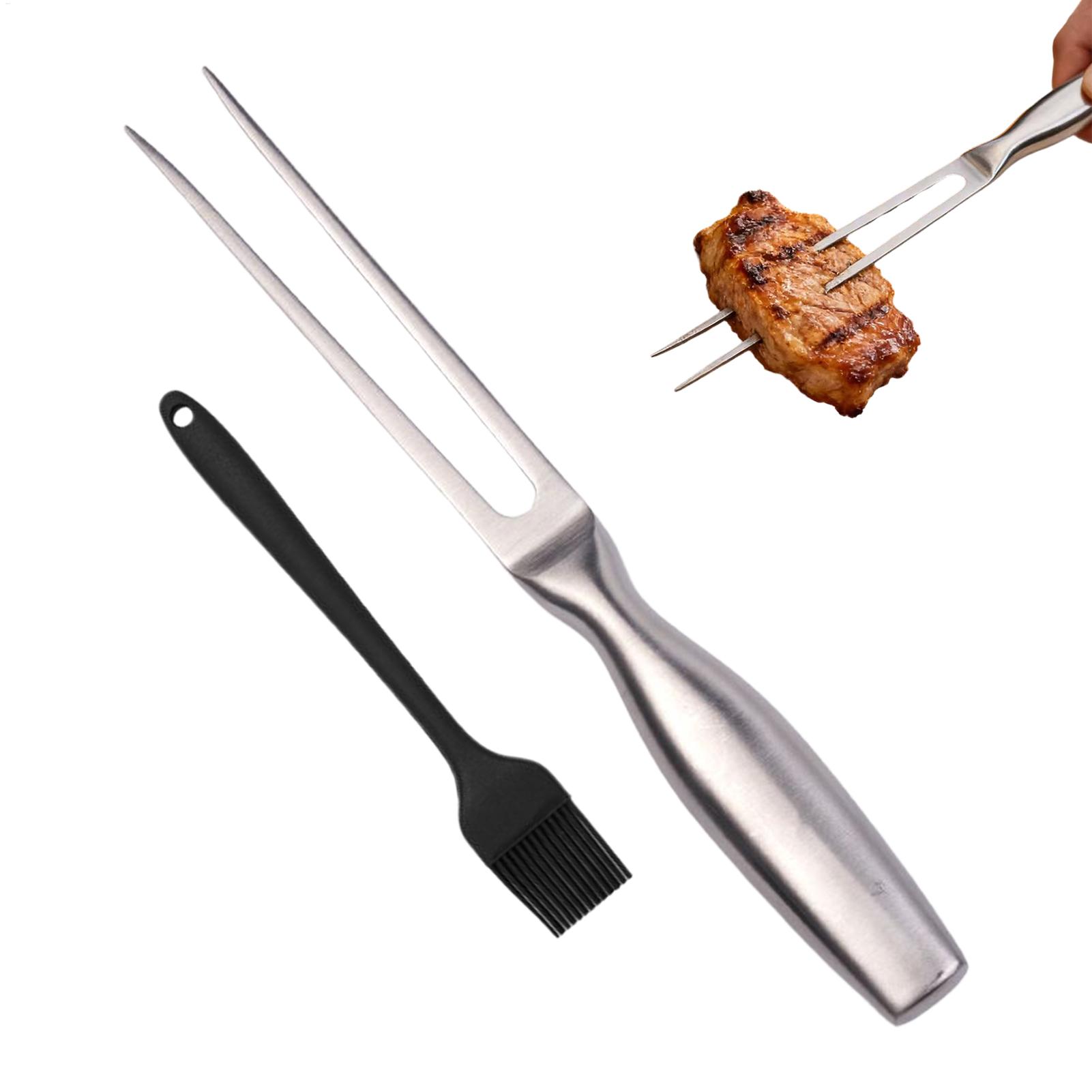 Camping Cooking Kit Box - BBQ Grill Tool Set 5pcs Stainless