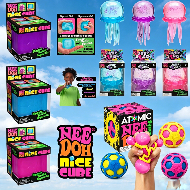 Fire Starter Cube - Squishy Schylling Needoh Nice Cube Sensory