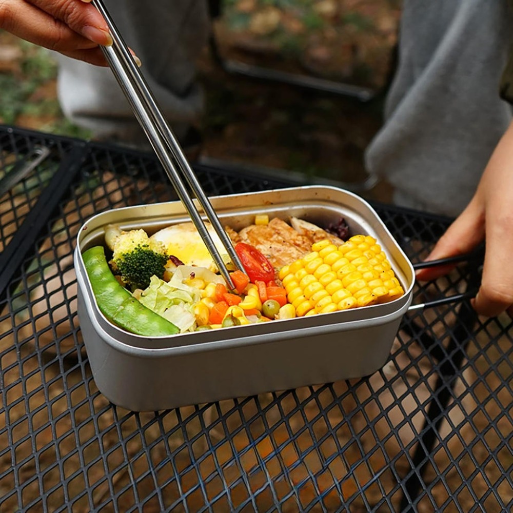 Camping Cooking Accessories Set - Ultralight Tableware Camping Cookware Lunch Box