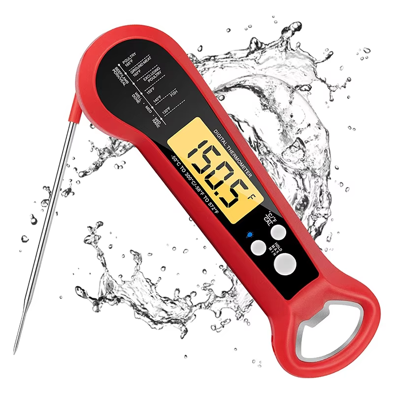 Camping Cooking Meat - LMETJMA Digital Meat Thermometer Instant Read