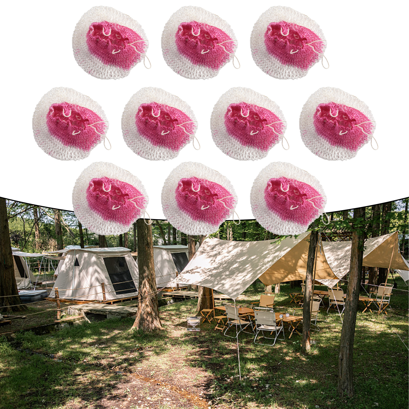 Camping Cooking Light - 10Pcs Kerosene Lantern Light Mantles 6.5CM