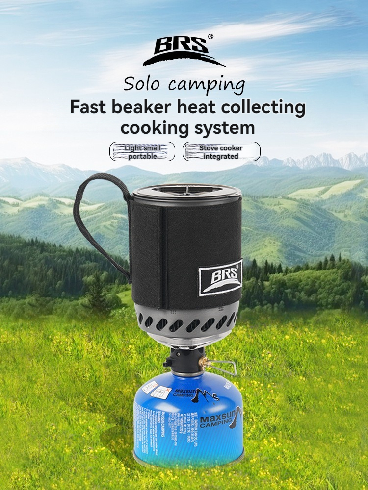 Camping Cooking Gas Stove Portable Tool - BRS-61 Camping Stove With Heat Exchanger