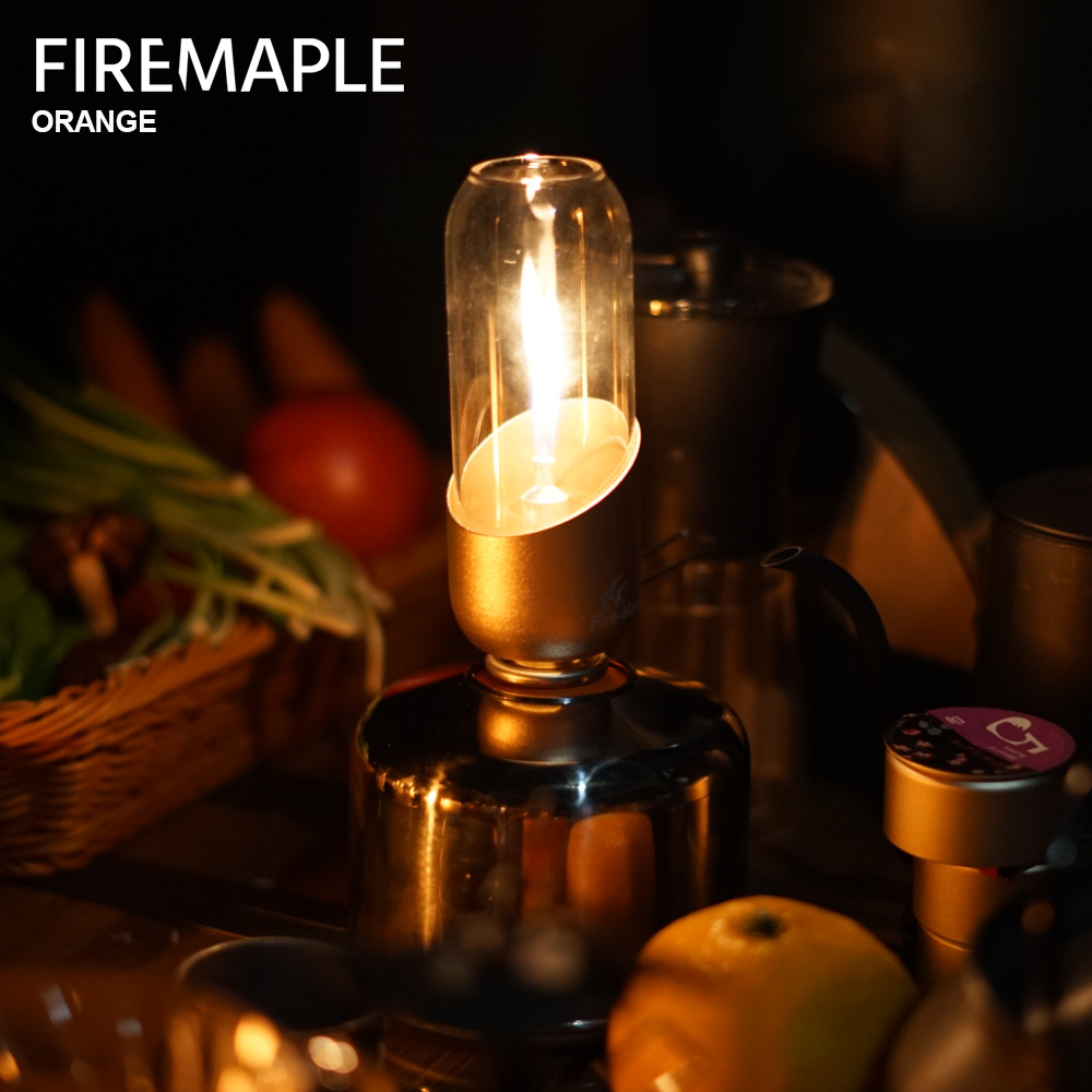 Camping Cooking Light - Fire Maple Orange Gas Lantern Outdoor