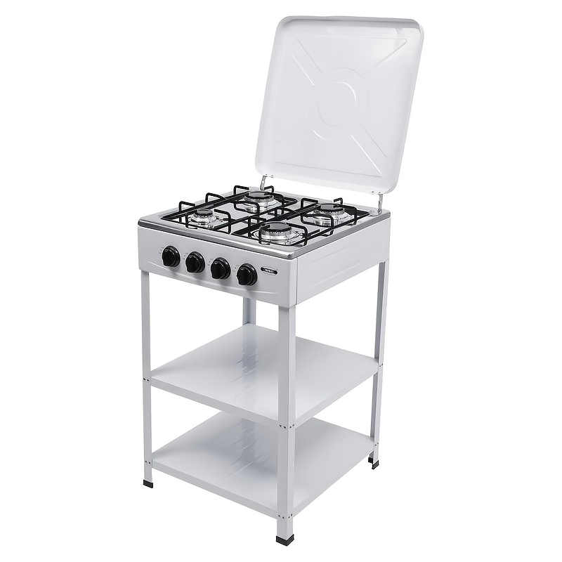 Camping Double Cooking Stove - 4-Burner Portable Gas Camping Stove With