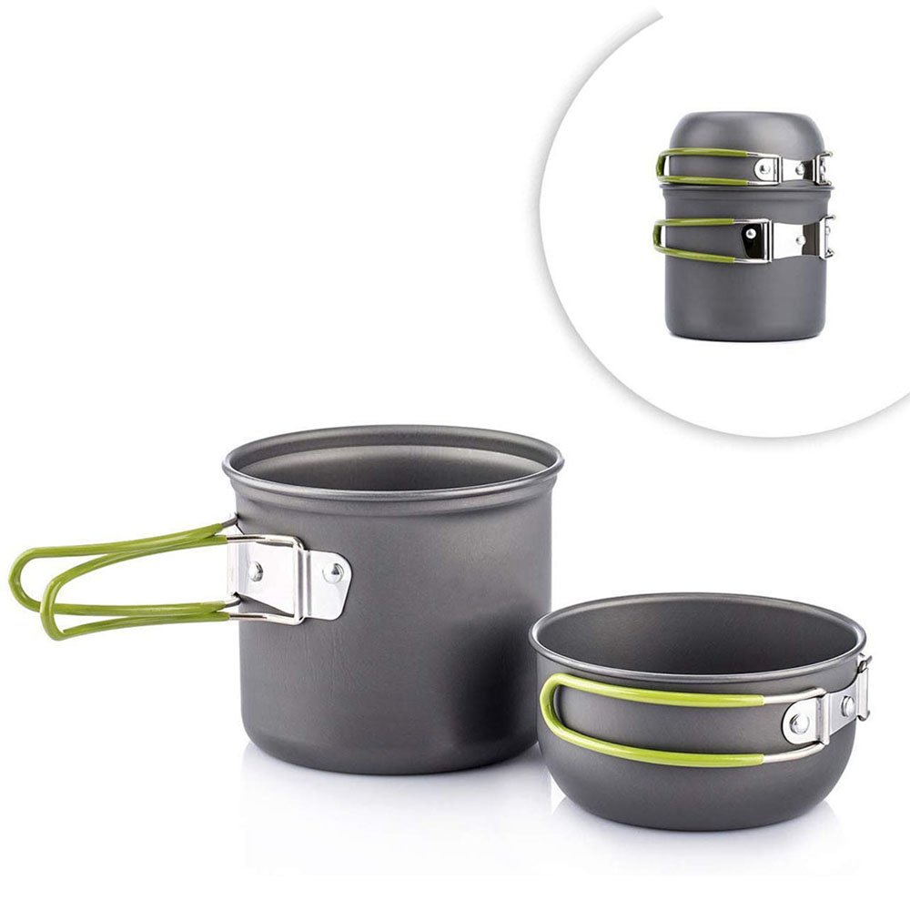 Camping Cooking Recipes - Ultralight Camping Pots Cookware Set Portable