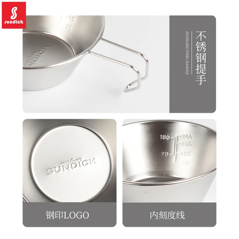 Camping Cooking Snow - Outdoor camping and picnic stainless steel