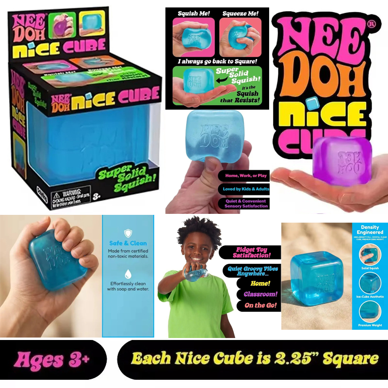 Fire Starter Cube - Squishy Nice Cube Schylling Needoh Sensory