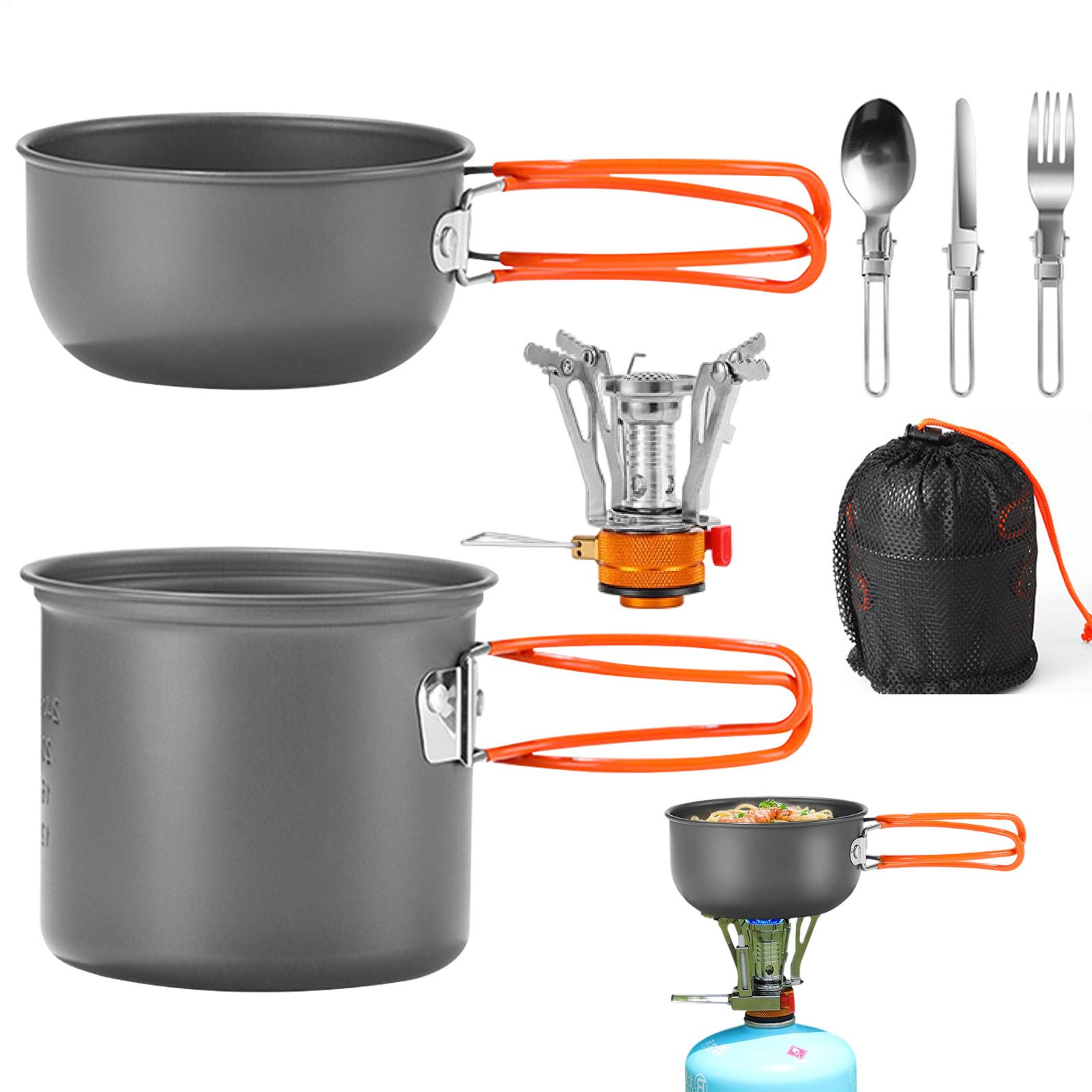 Camping Cooking Knife Set - Portable Camping Cookware Set Outdoor Pot