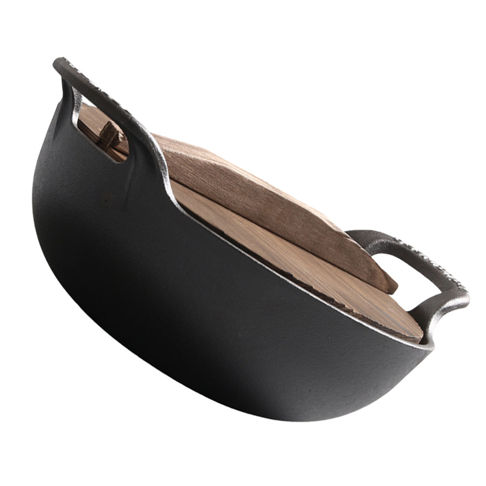 Camping Cooking Materials - Cast Iron Pot Thick Material Cooking
