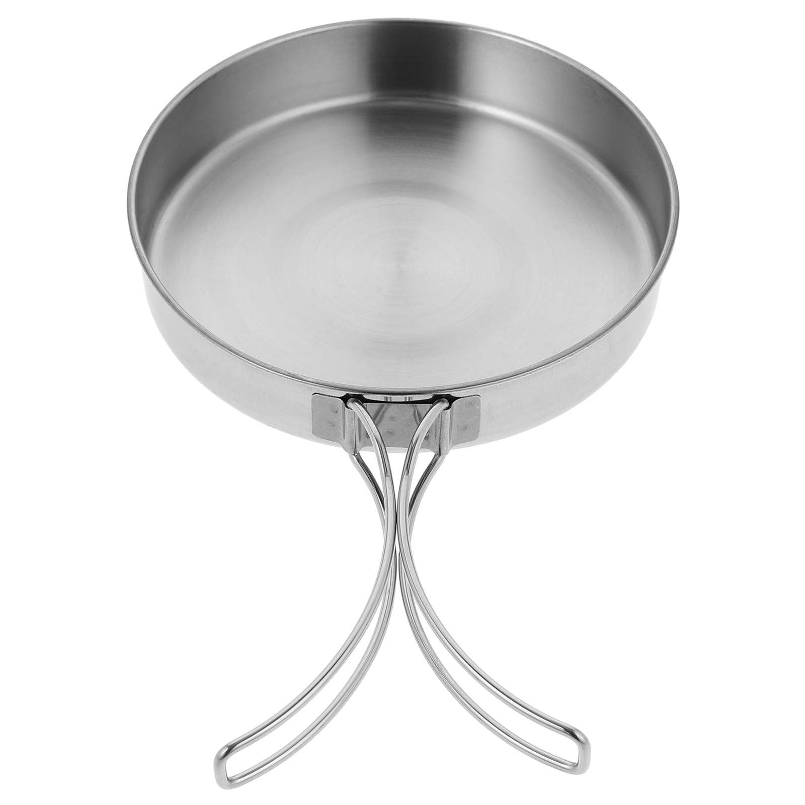 Camping Cooking Hardware - Portable Frying Pan Stainless Steel Steak