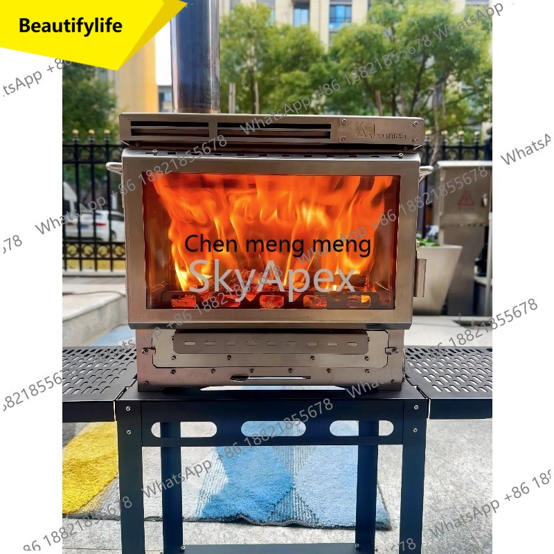 Camping Cooking Materials - A55 Durable Stainless Steel Outdoor Wood