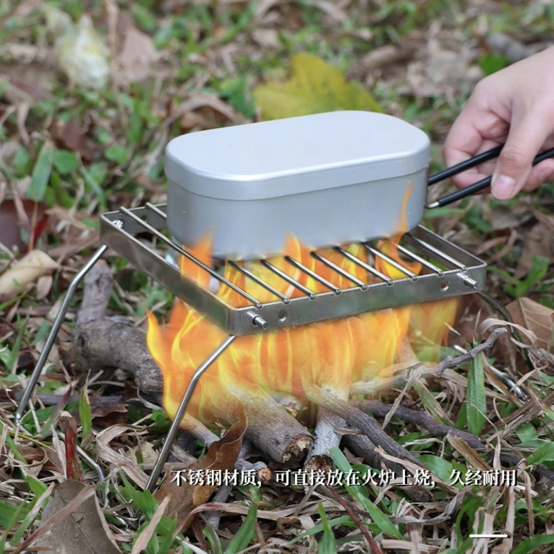 Camp Grill Portable Folding - Folding Portable Outdoor Barbecue Rack Stainless