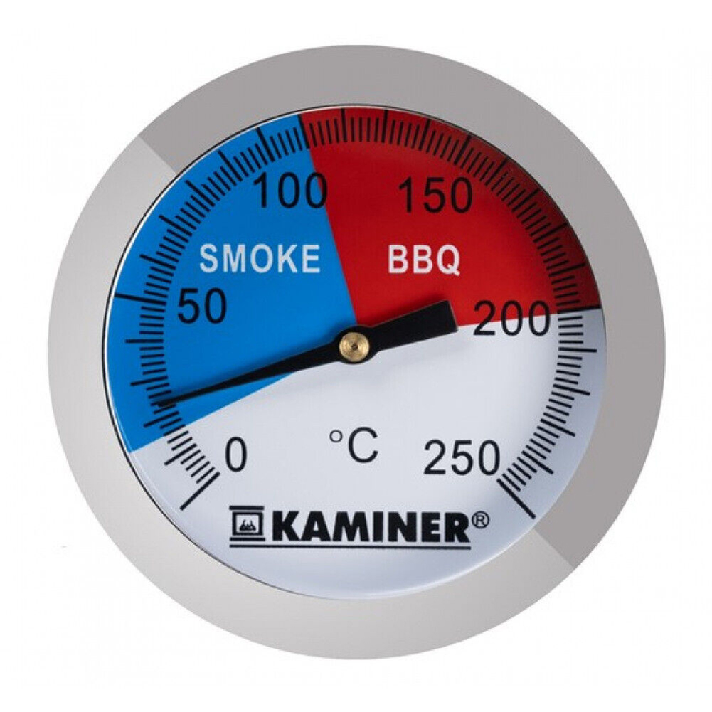Meat Thermometer Camp - Stainless Steel BBQ Grill Thermometer Gauge