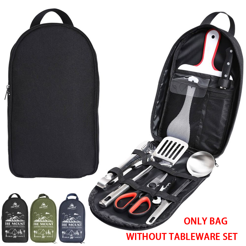 Camping Outdoor Cooking Set - 2024 Picnic Utensil Set Storage Bag