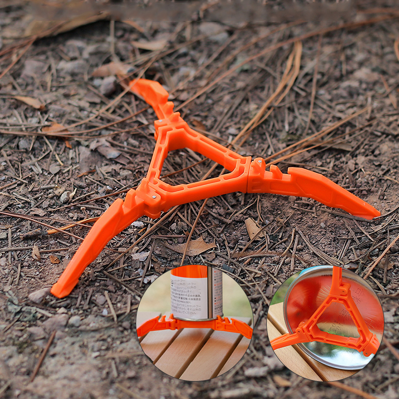 Camping Cooking Light - ​​​​​​Portable Gas Canister Stand​​ Universal Tripod