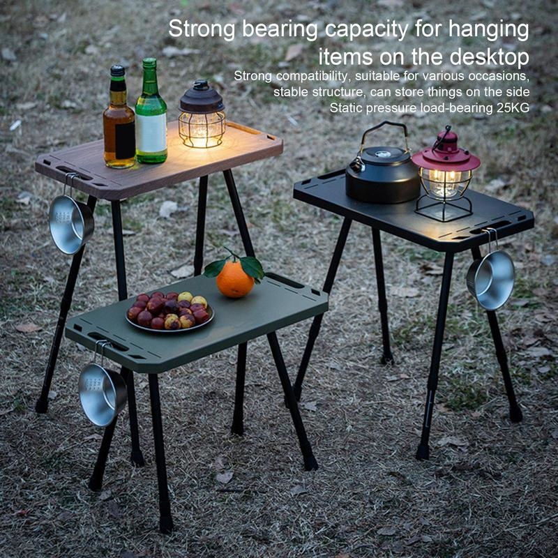 Camping Cooking Table - Aluminum Alloy Folding Camping Tables Adjustable