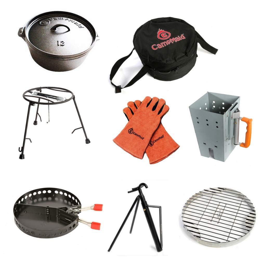 Camping Cooking Accessories Set - Outdoor Cooking Set Dutch Oven and