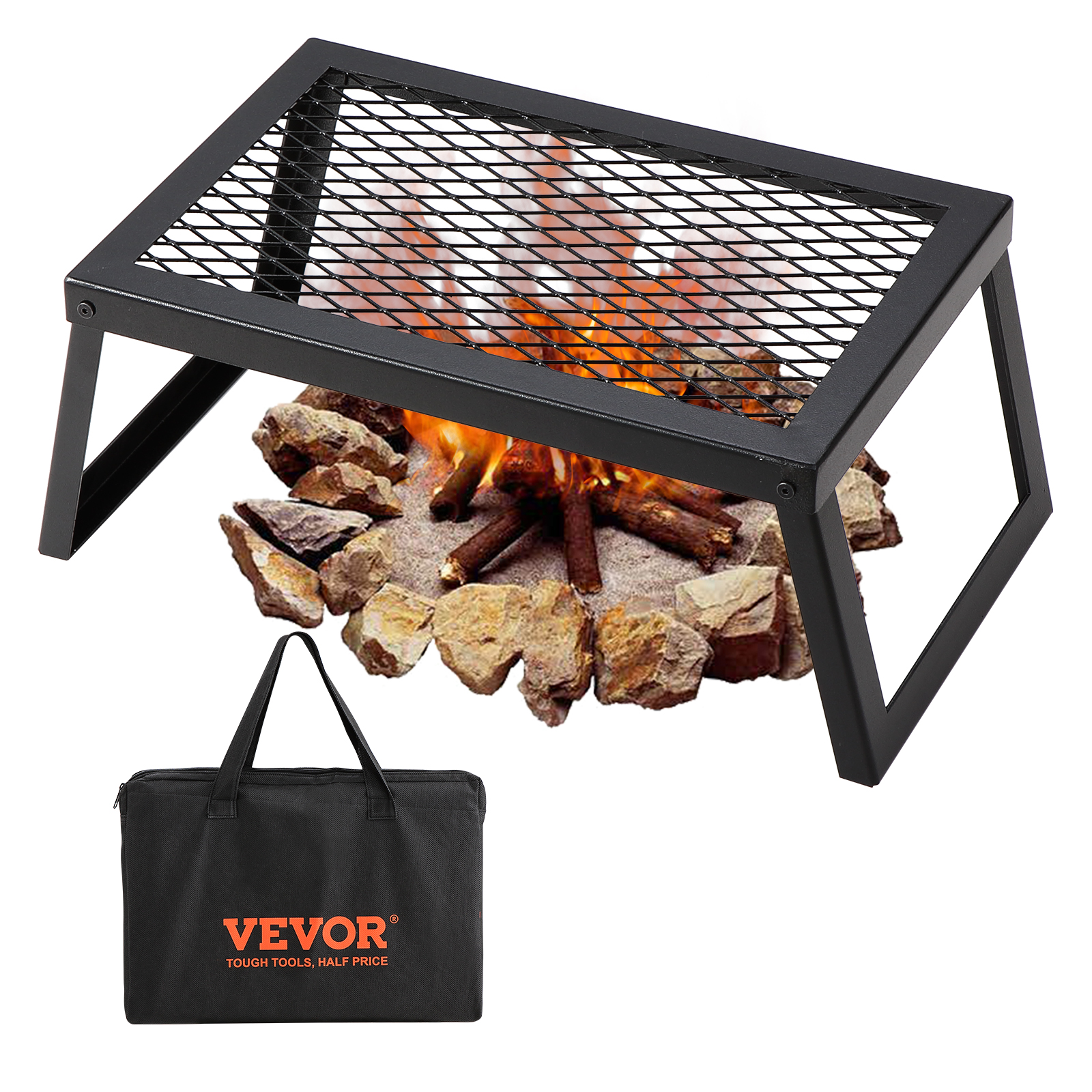 Camping Cooking Meat - SucceBuy 18/24in Barbecue Charcoal Grill Outdoor