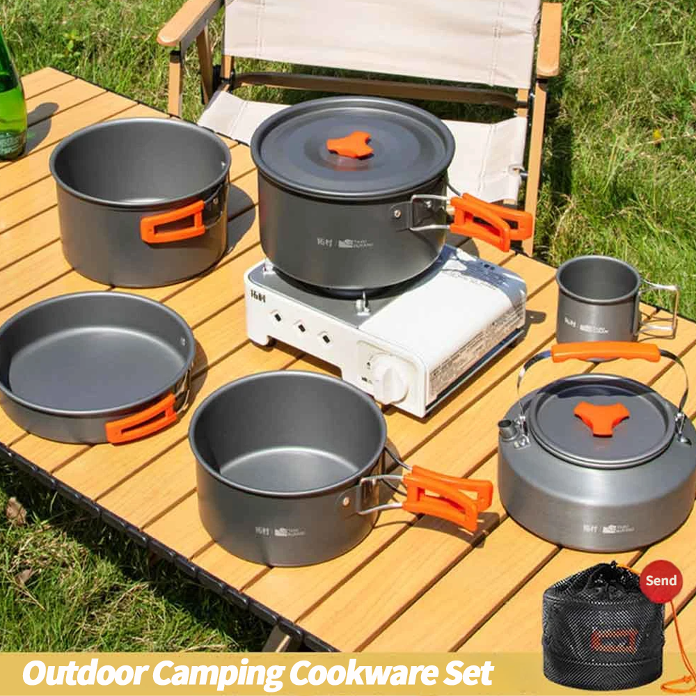 Camping Cooking Recipes - Camping Cookware Set Outdoor Cooking Ultralight