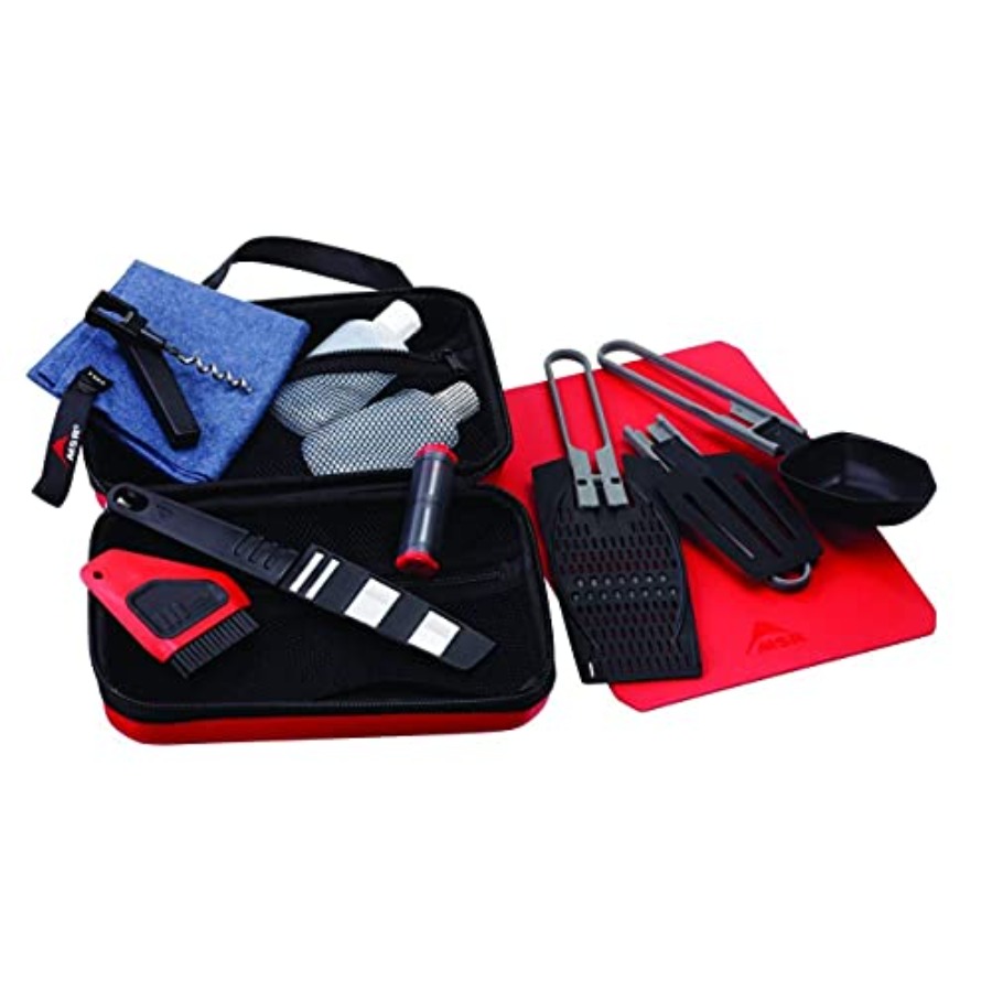 Camping Cooking Materials - MSR Alpine Deluxe Kitchen Set Red