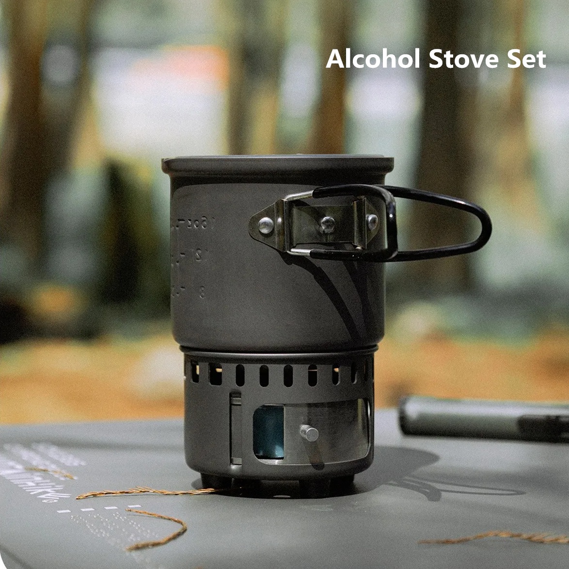 Camping Cooking Accessories Set - MOUNTAINHIKER New Outdoor Camping Alcohol Stove