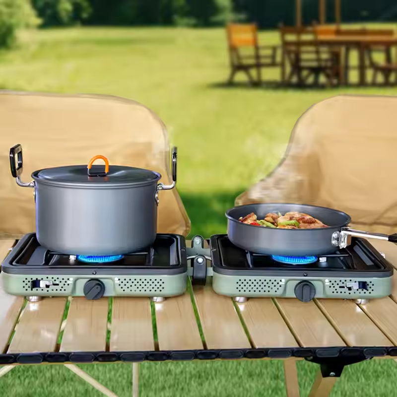 Camping Cooking Gas Stove Portable Tool - Factory Wholesale Outdoor Portable Folding 2
