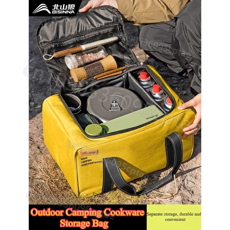 Camping Cooking Recipes - Portable Camping Cookware Set Lightweight Outdoor