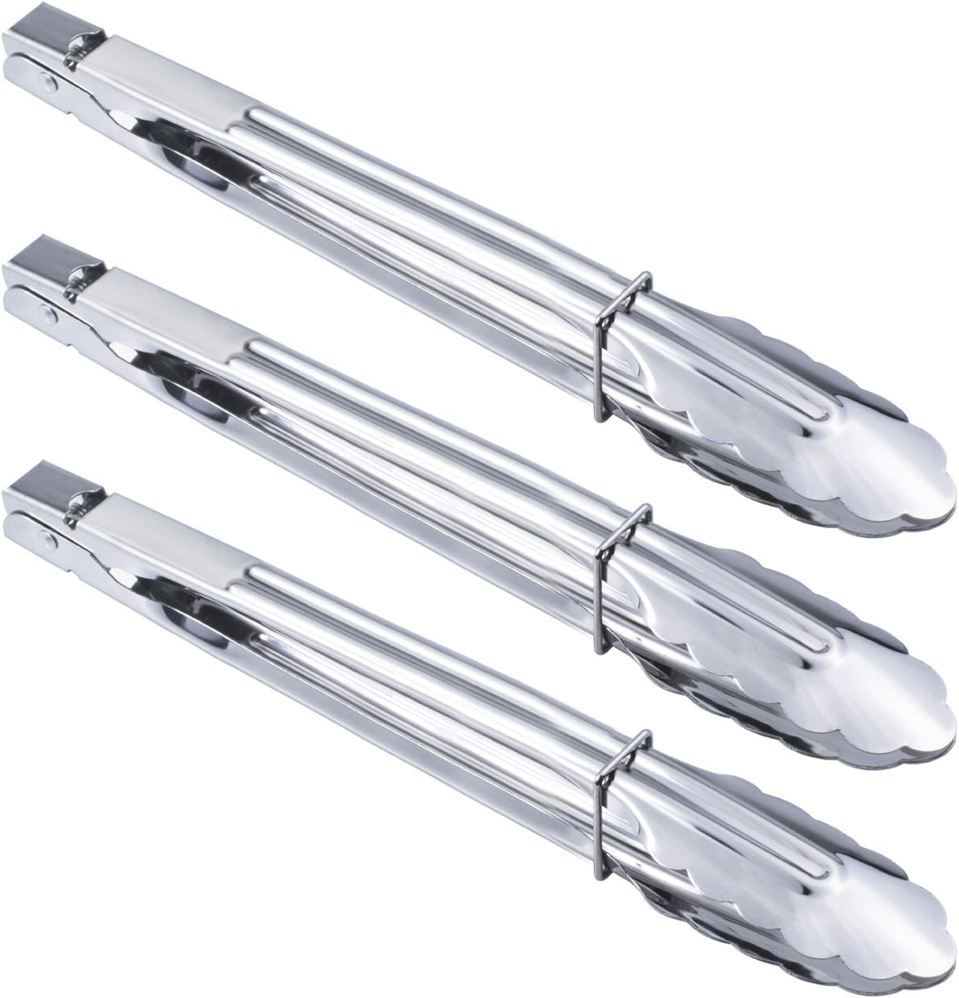 Camping Cooking Pack - Stainless Steel Serving Tongs 12 Inch