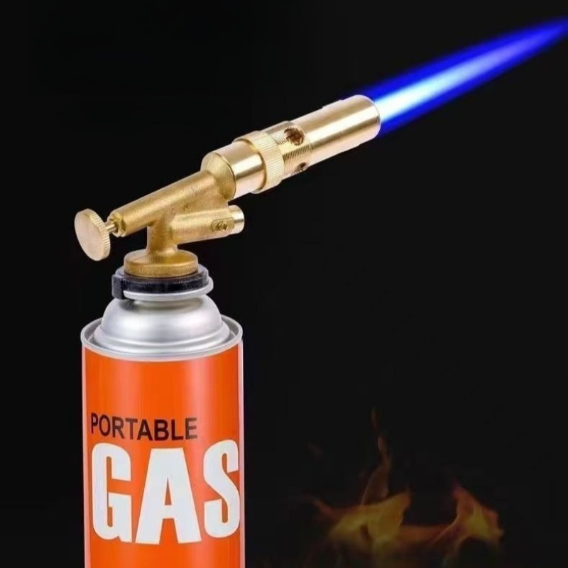 Camping Cooking Equipment Gas - Portable Welding Gas Torch Flame Butane