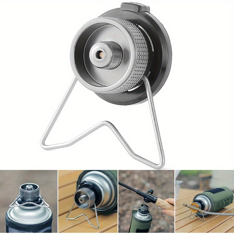 Camping Cooking Gas Stove Portable Tool - 1PC/2PCS Portable Gas Stove Adapter Aluminum
