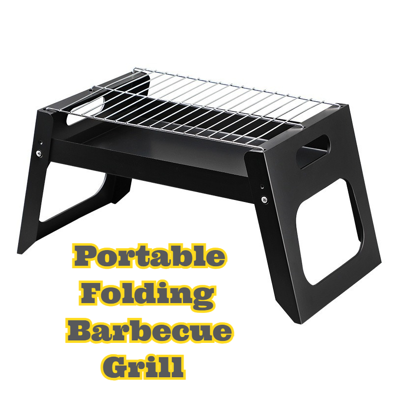 Camping Cooking Portable - Portable Charcoal BBQ Grill Foldable Compact