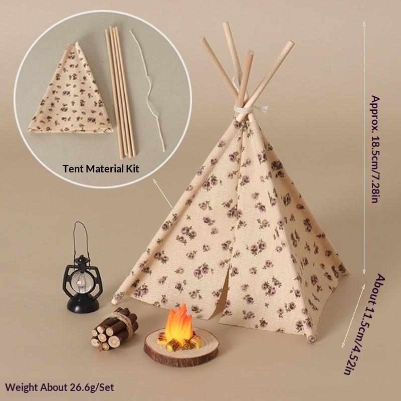 Camping Cooking Accessories Set - **1 Set 1/12 Doll House Outdoor