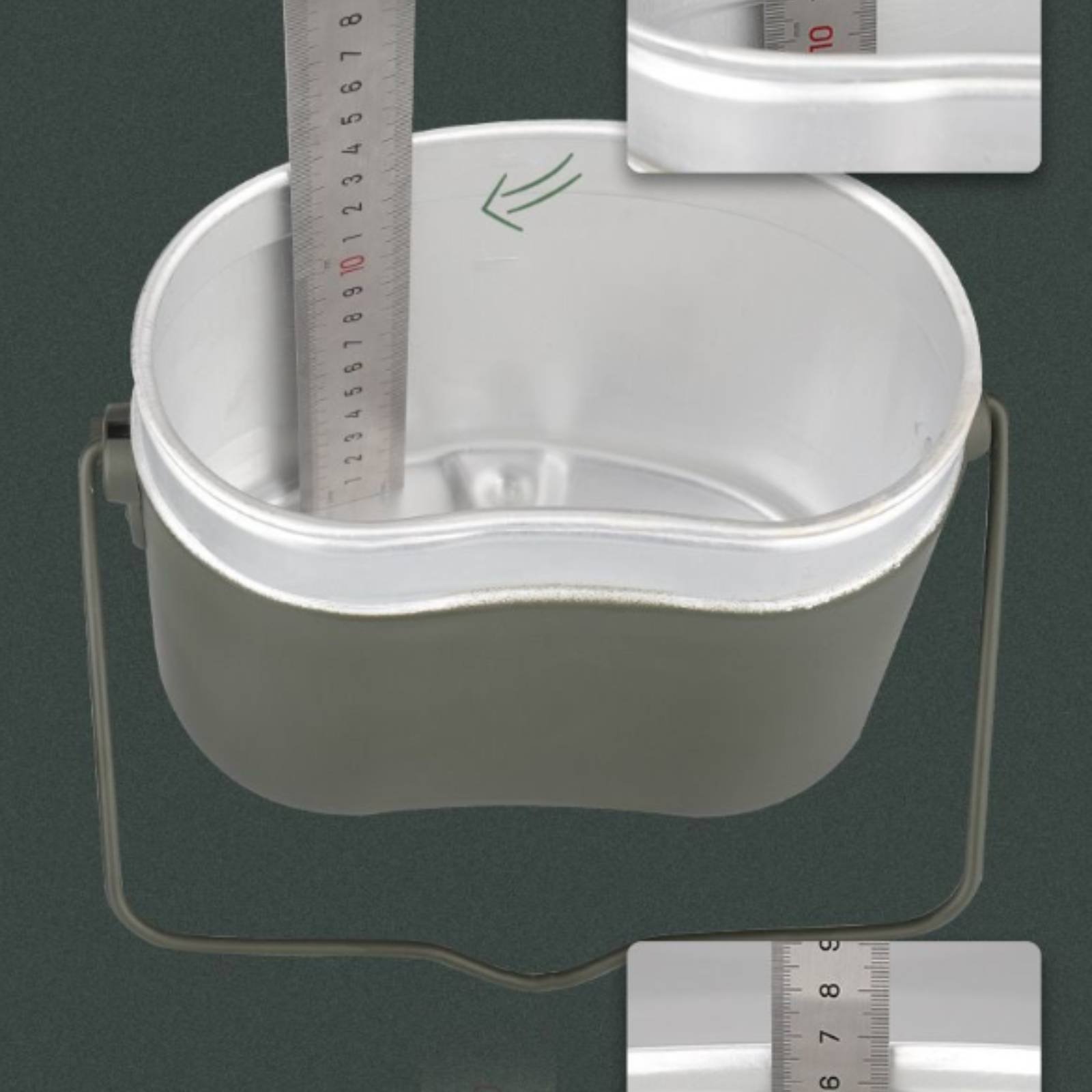 Camping Cooking Kit Box - German Design Mess Kit High Temperature