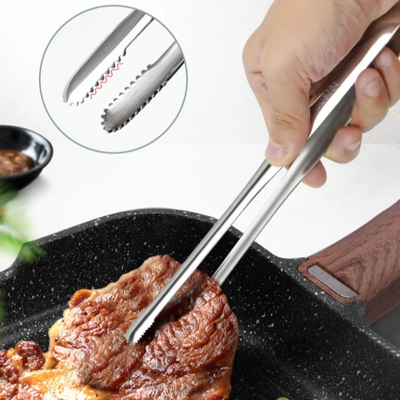 2Pcs Kitchen Tongs Stainless S - Camping Cooking Meat incelemesi ve fiyatı