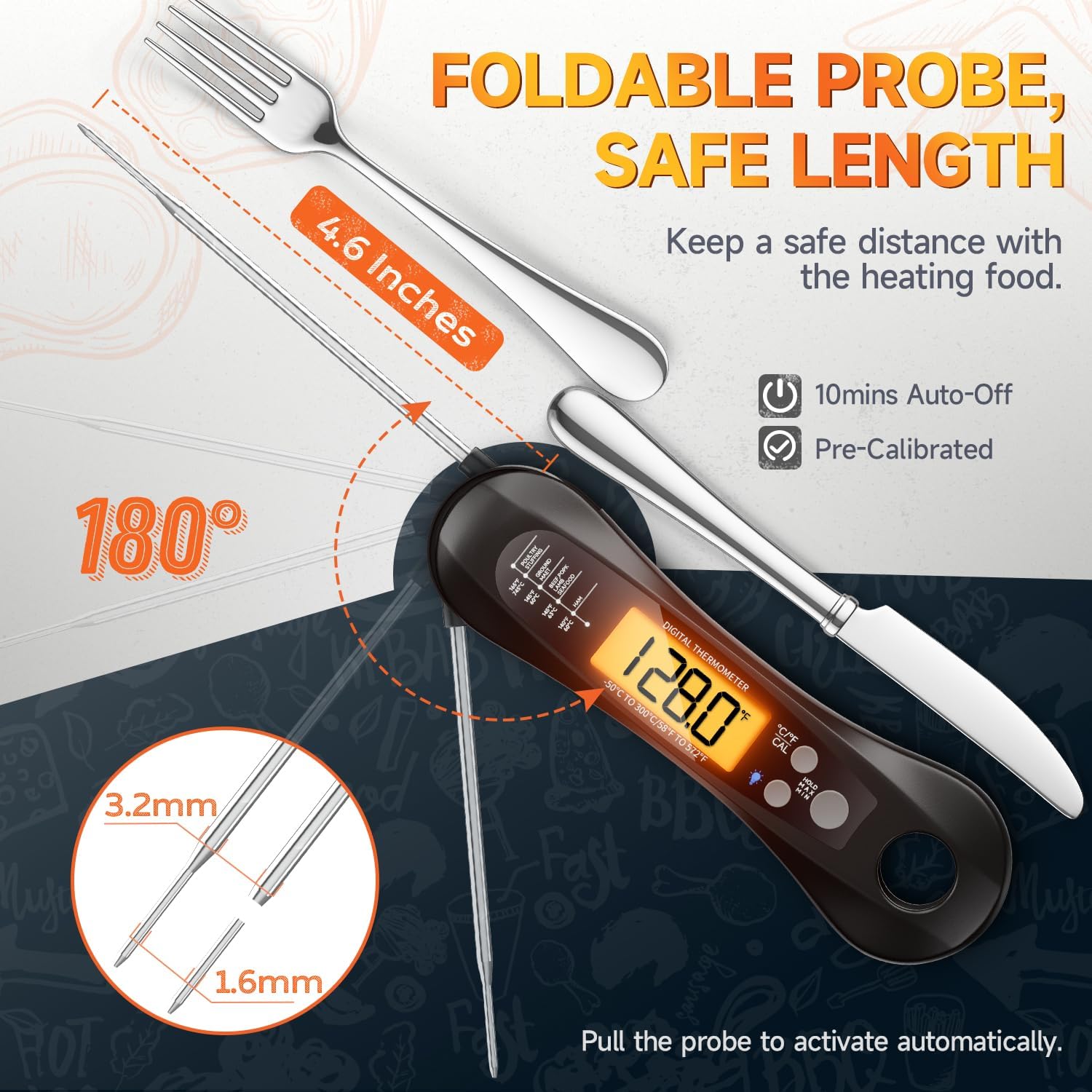 Digital Meat Thermometer Water - Camping Cooking Meat incelemesi ve fiyatı