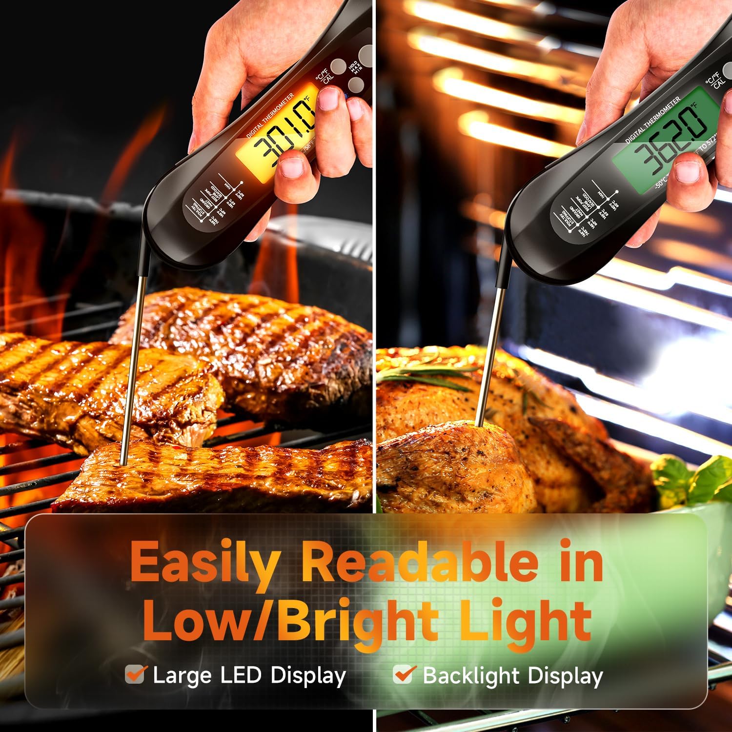 Digital Meat Thermometer Water - Camping Cooking Meat incelemesi ve fiyatı
