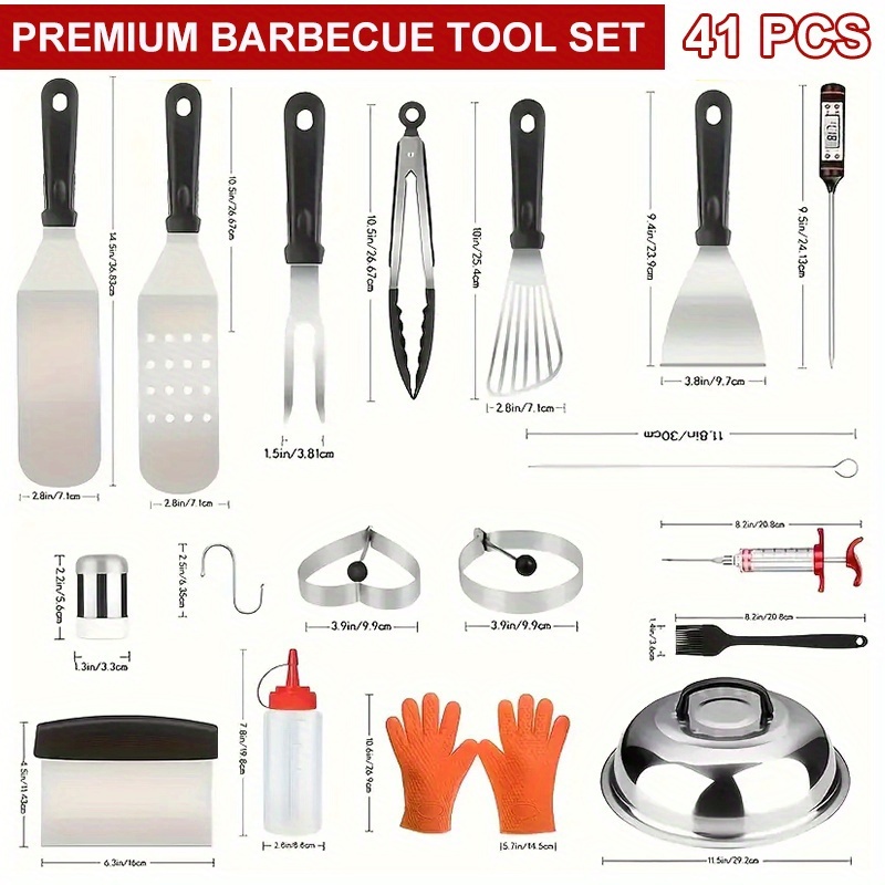 us41/34/17pcs BBQ set, BBQ acc - Meat Thermometer Camp incelemesi ve fiyatı