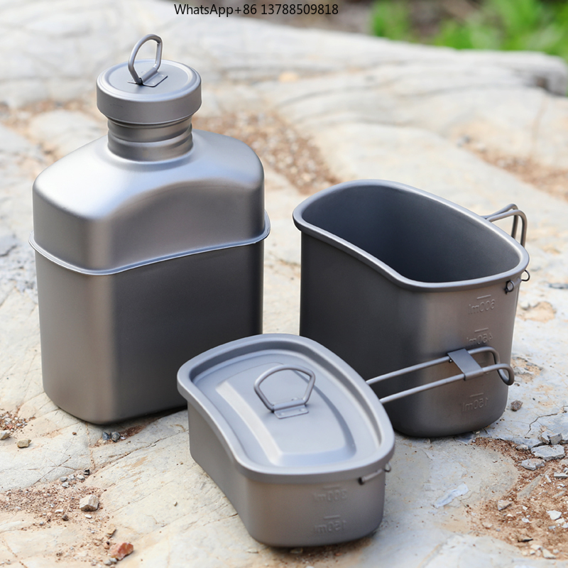 Outdoor Camping Titanium Drink - Camping Cooking Accessories Set incelemesi ve fiyatı
