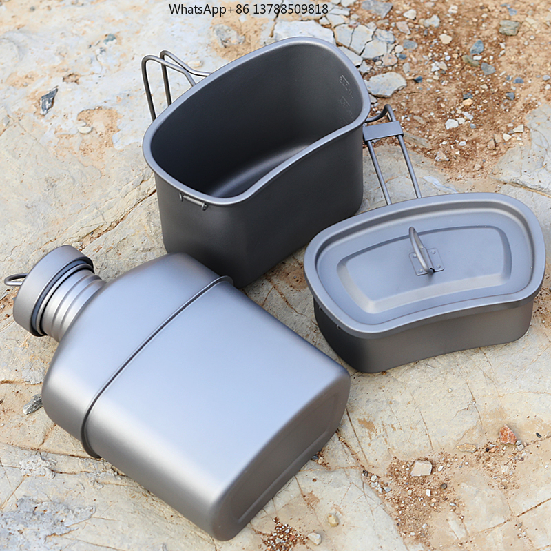 Outdoor Camping Titanium Drink - Camping Cooking Accessories Set incelemesi ve fiyatı