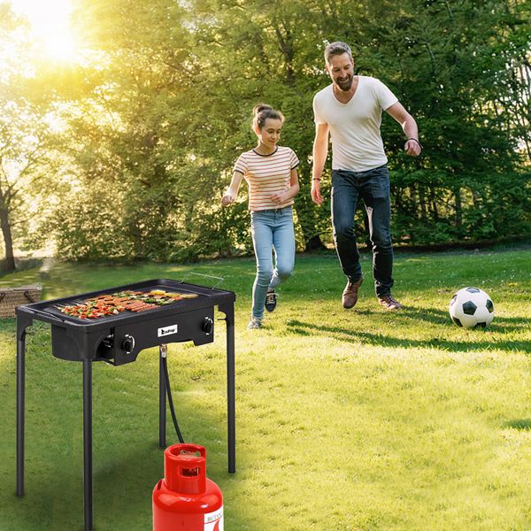 Outdoor Camp Stove High Pressu - Camping Double Cooking Stove incelemesi ve fiyatı
