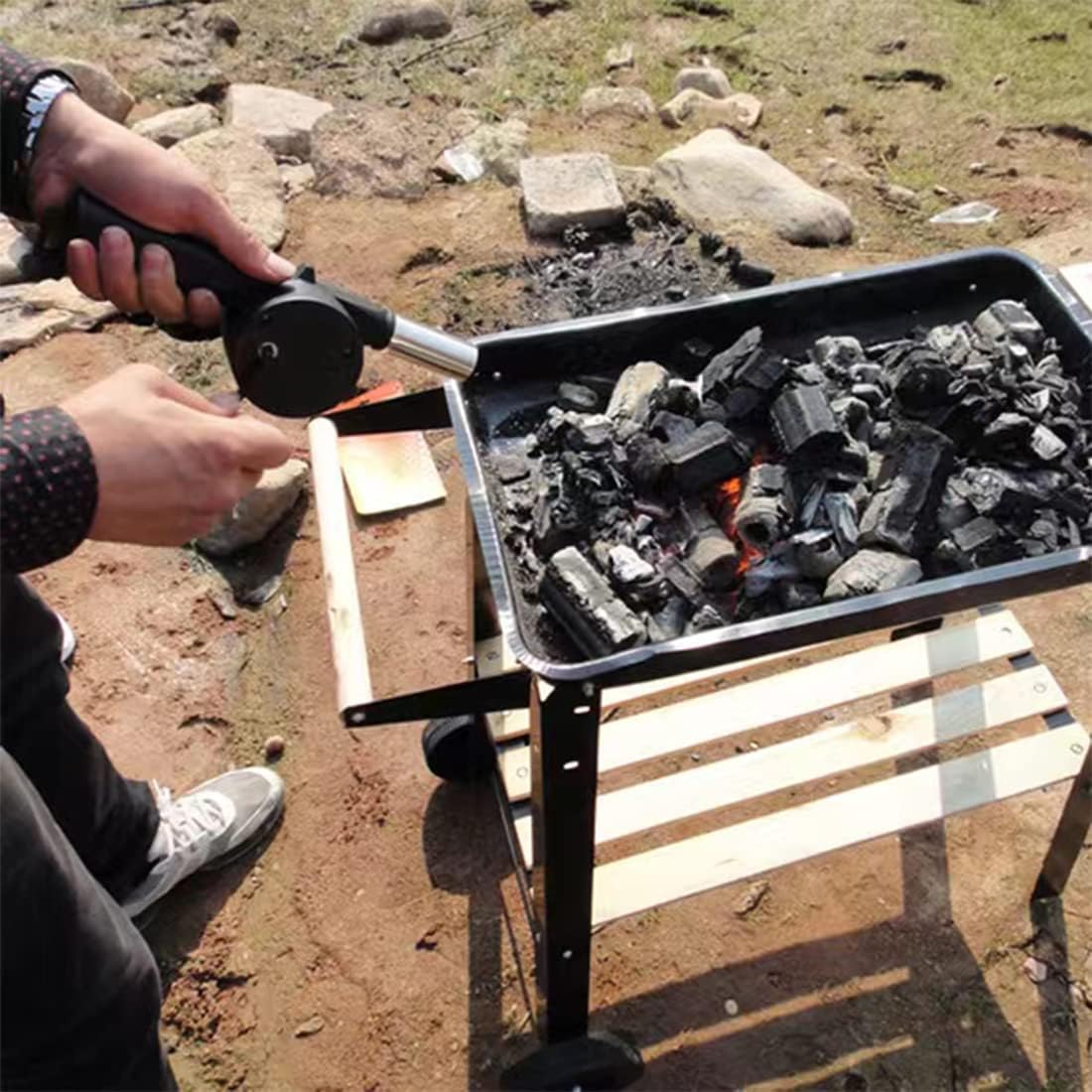 Outdoor Cooking Barbecue Blowe - Camping Cooking Accessories Set incelemesi ve fiyatı