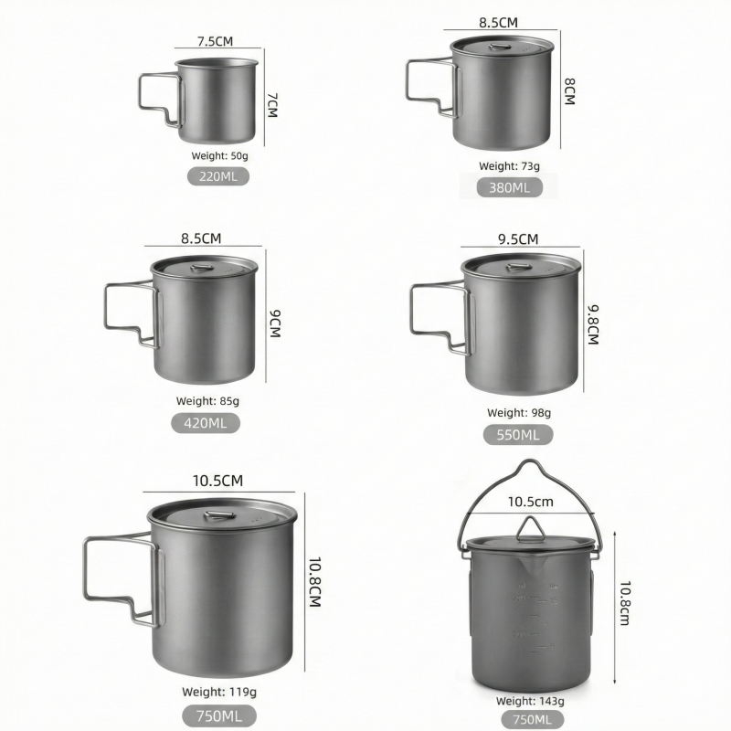Titanium Camping Mug with Fold - Camping Cooking Recipes incelemesi ve fiyatı
