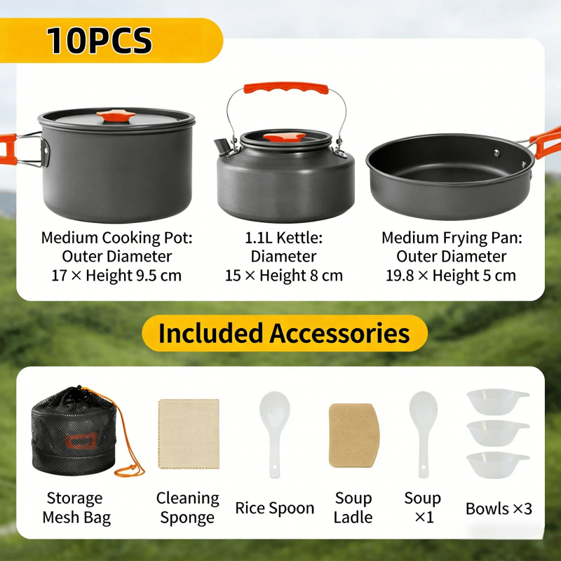 Ultralight Aluminium Camping P - Camping Cooking Pack incelemesi ve fiyatı