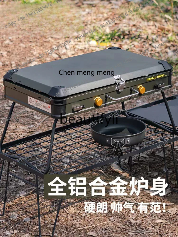Z189 Double Head Gas Grill Coo - Camping Double Cooking Stove incelemesi ve fiyatı
