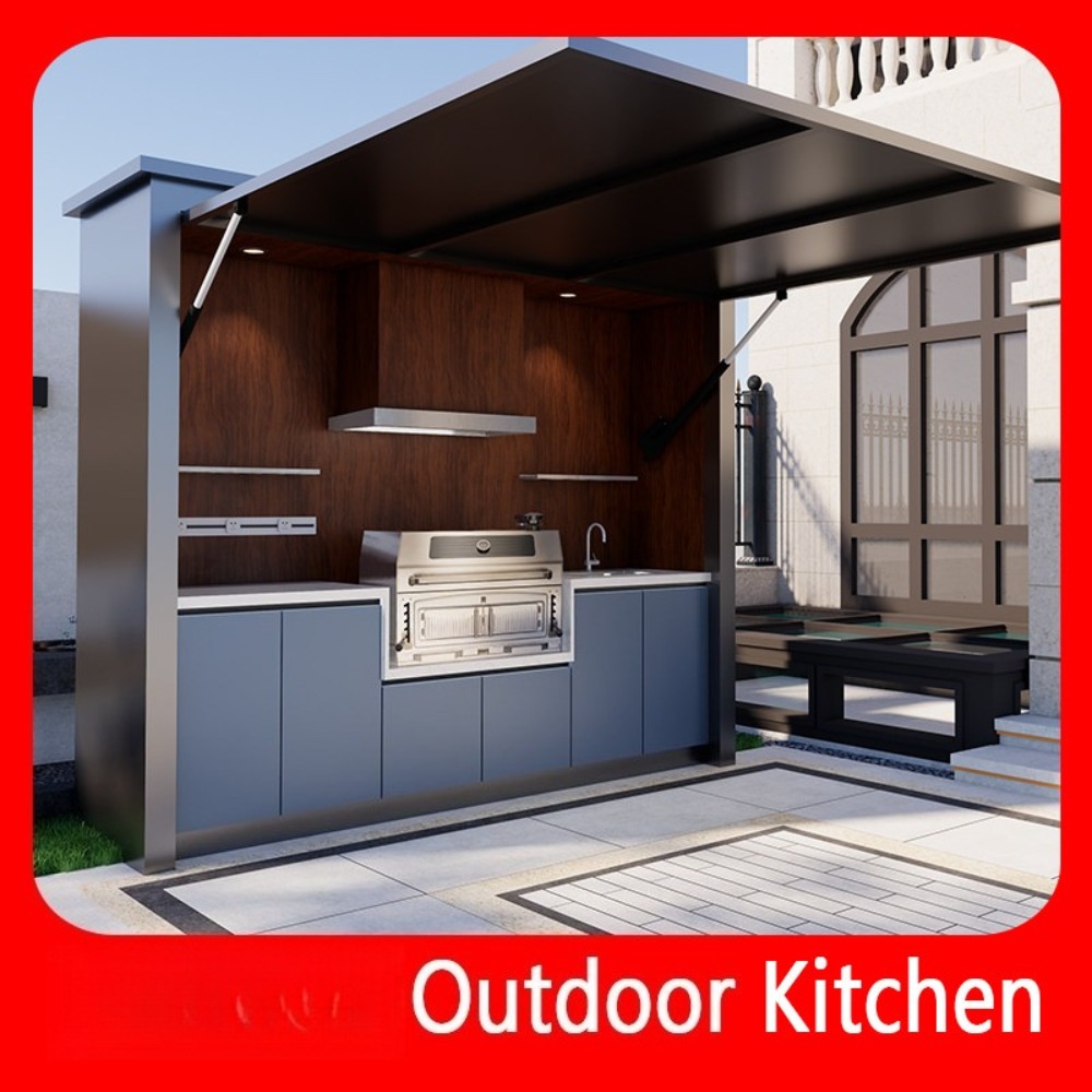 Mobile Outdoor Kitchen Island  - Camping Cooking Dining Set incelemesi ve fiyatı