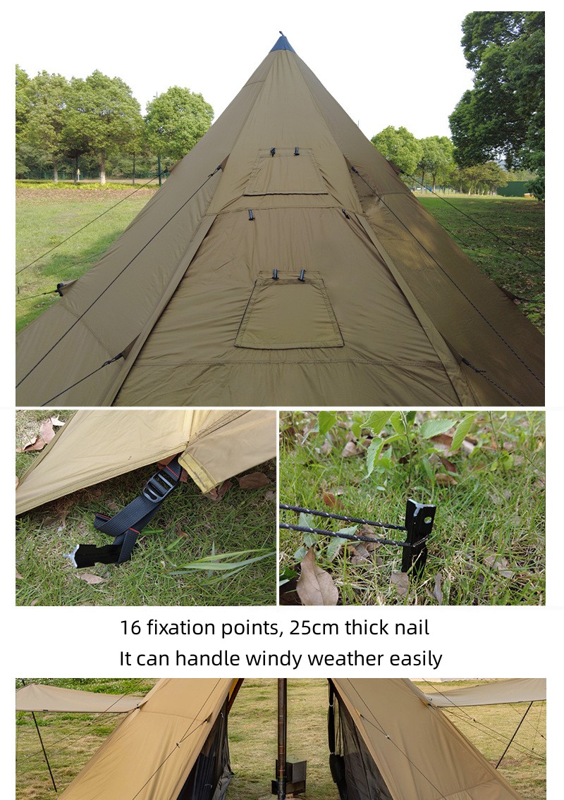 Camping Pyramid Tent With Snow - Camping Cooking Snow incelemesi ve fiyatı