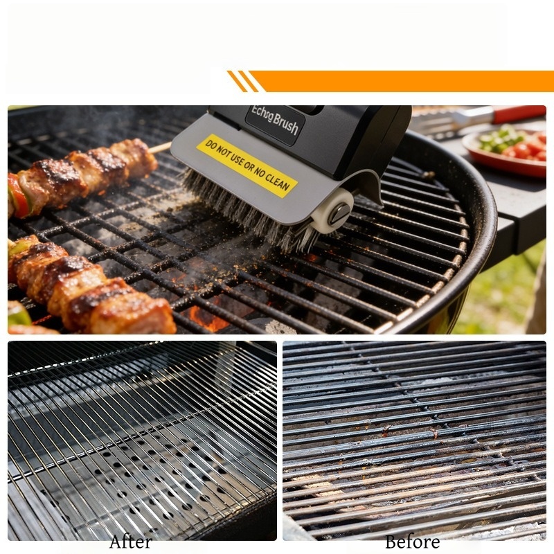 JUSTINLAU Electric Grill Brush - Camping Cooking Meat incelemesi ve fiyatı