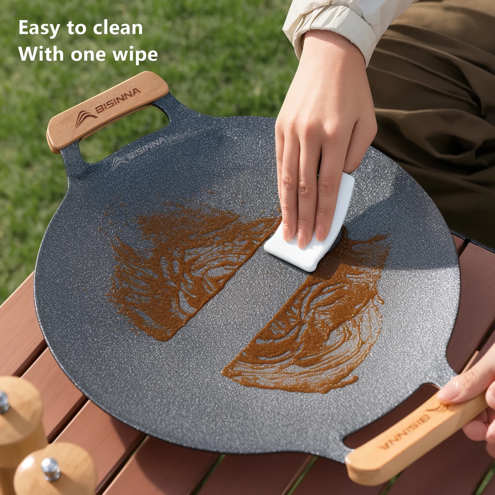 BISINNA 34CM Outdoor BBQ Grill - Camping Cooking Meat incelemesi ve fiyatı
