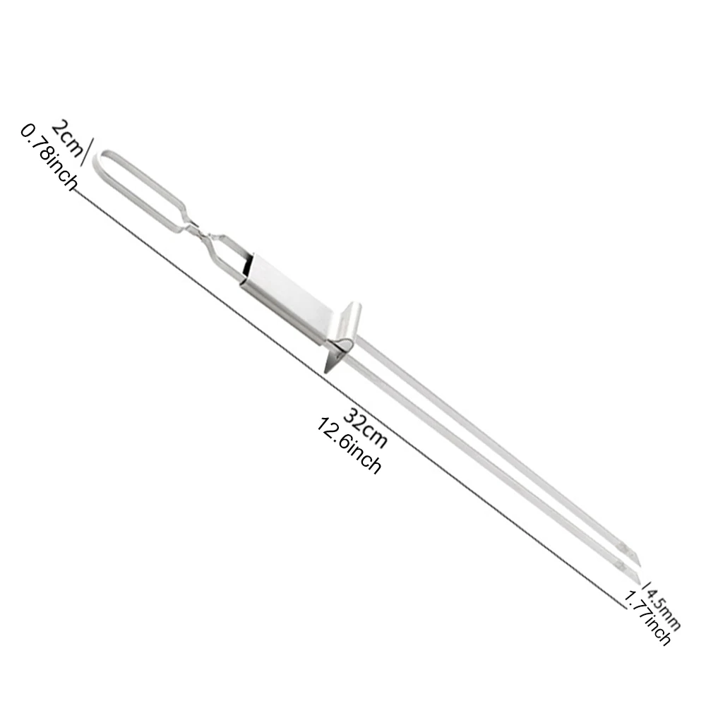 1/2Pcs Telescopic BBQ Fork Por - Camping Cooking Meat incelemesi ve fiyatı